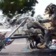 Illustration for article titled Video: Is That a Predator Biker? - Now Weve Seen It All